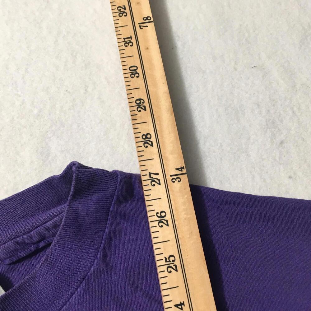 Vintage Honolulu Marathon Large Running Event Tee 1991 90s purple single stitch - Picture 9 of 11